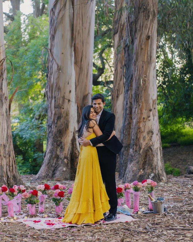 When Vishesh planned the most perfect proposal for Rea in 2025, filled with many surprises and so much love