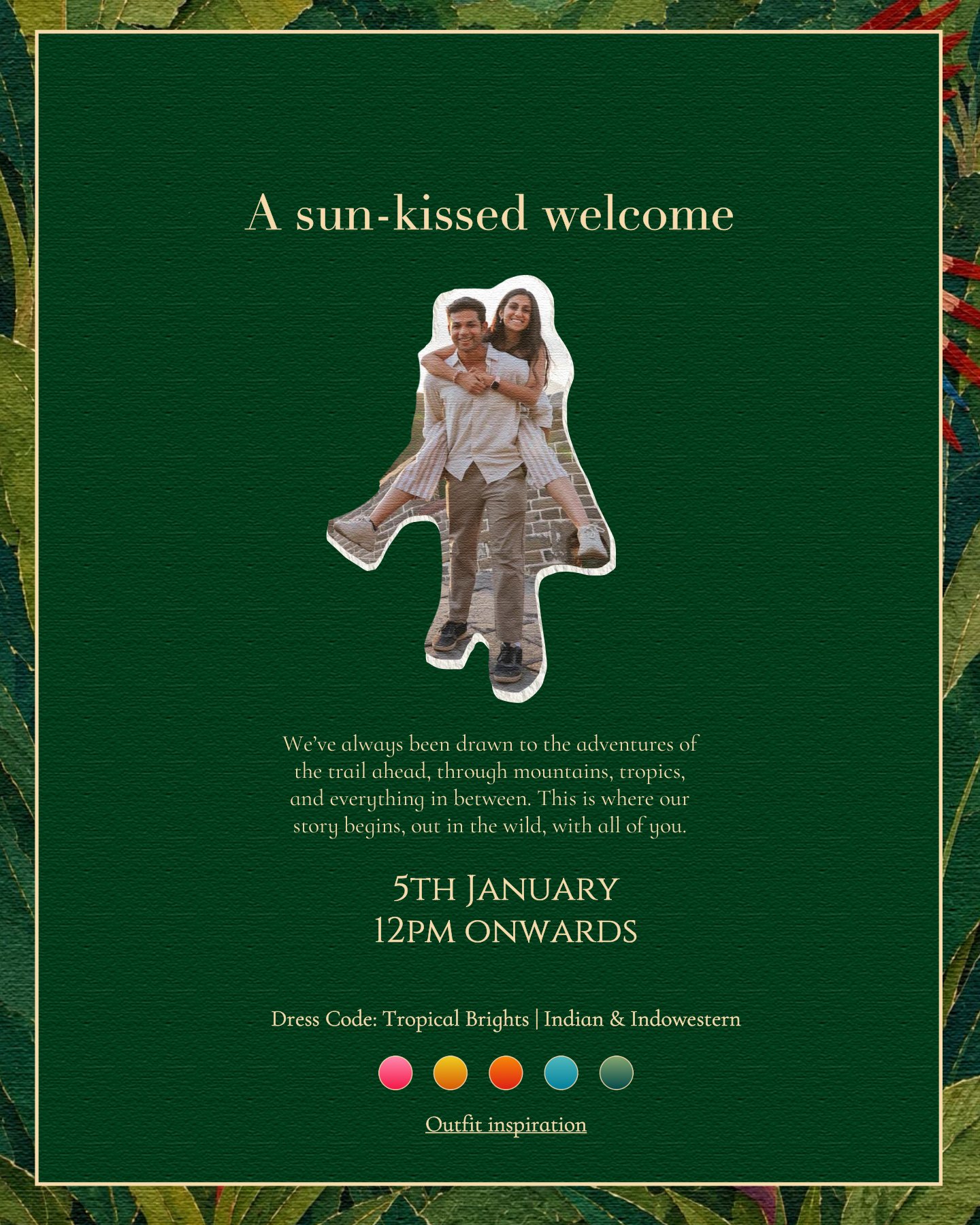 Haldi — 5th January, 12pm onwards