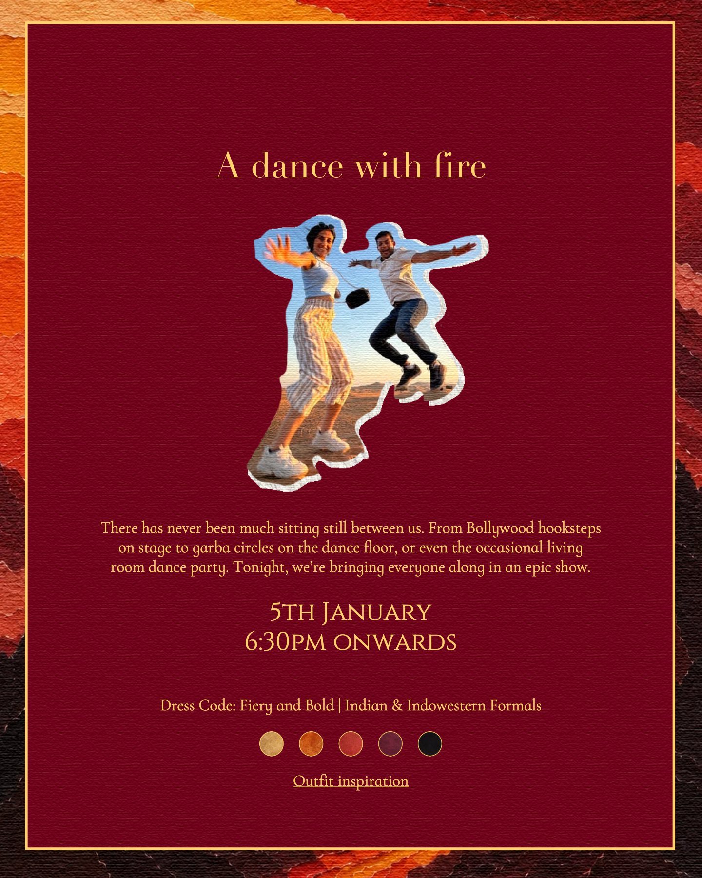 Sangeet — 5th January, 6:30pm onwards
